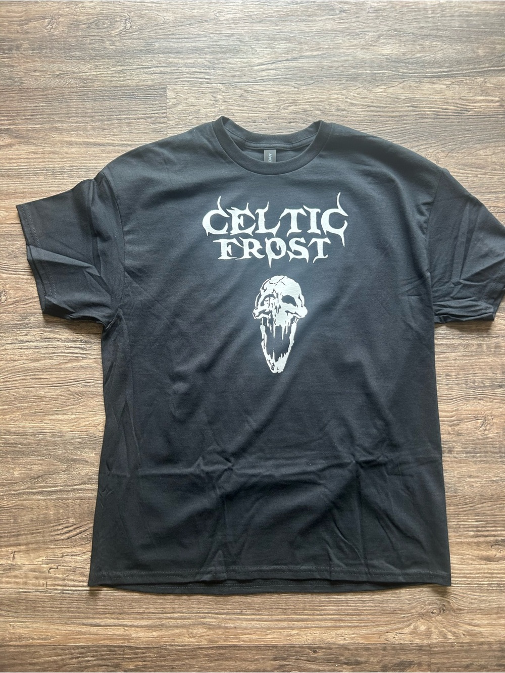 Celtic Frost X-Large Black Graphic Tee - Band Logo Short Sleeve Shirt
